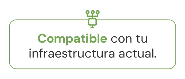 Icono: Compatibilidad de servidor con infraestructura actual.